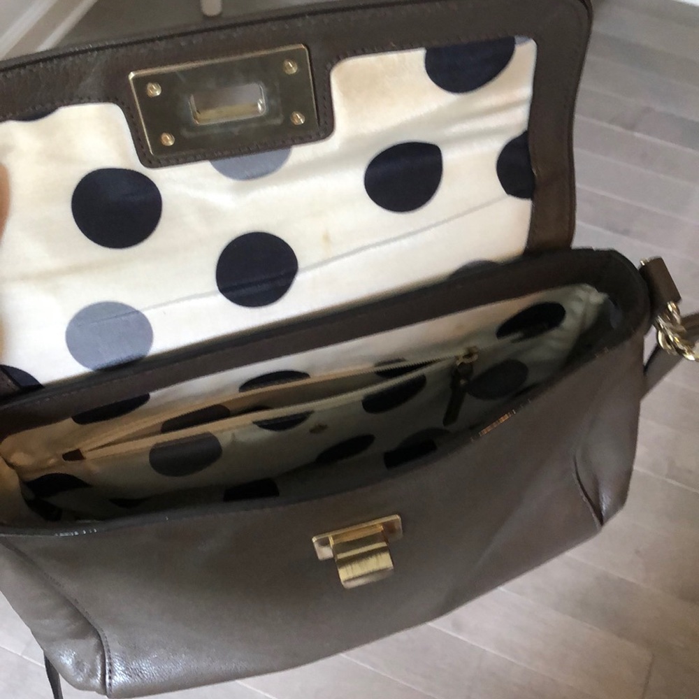 Gray Kate Spade purse - Picture 3 of 4